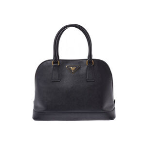 Prada handbag black Saffiano leather strap